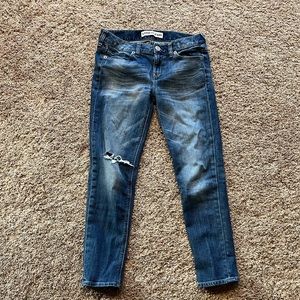 Express Modern Boyfriend low rise jeans